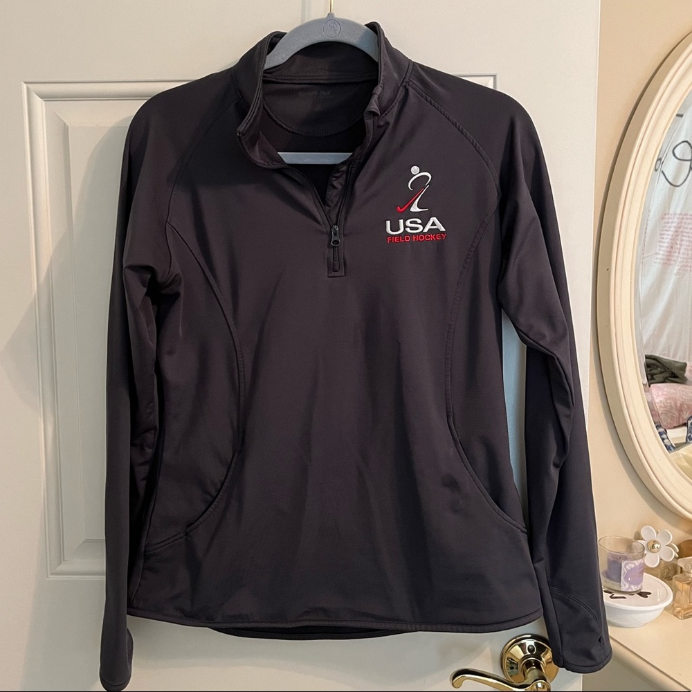 USA field hockey quarter zip